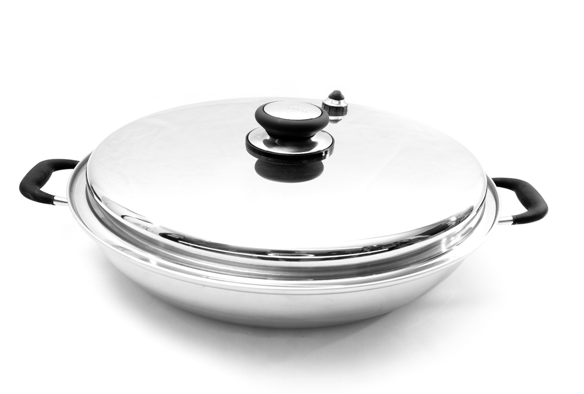 Paellera de 14 con tapa