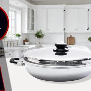 Paellera de 14 " con Tapa