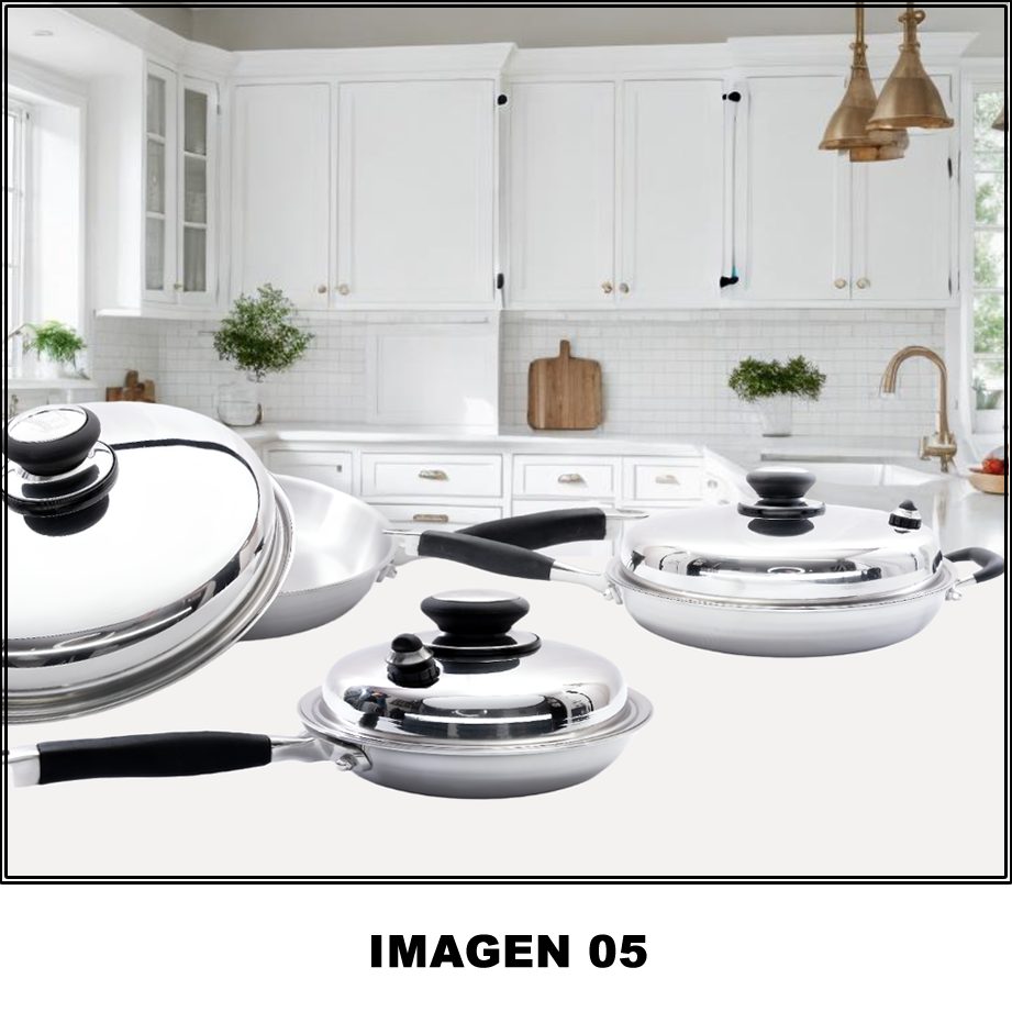 Set Gourmet (3 Sarténes) para freir